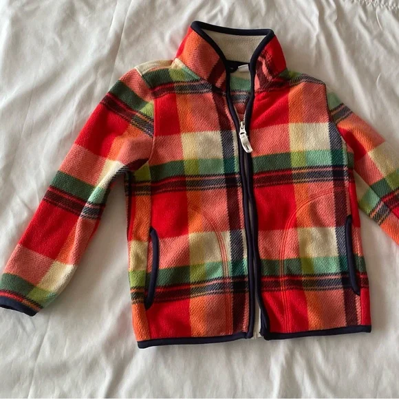 UNIQLO Kids Long-Sleeved Checkered Jacket, Sz 3-4 - Picture 1 of 6